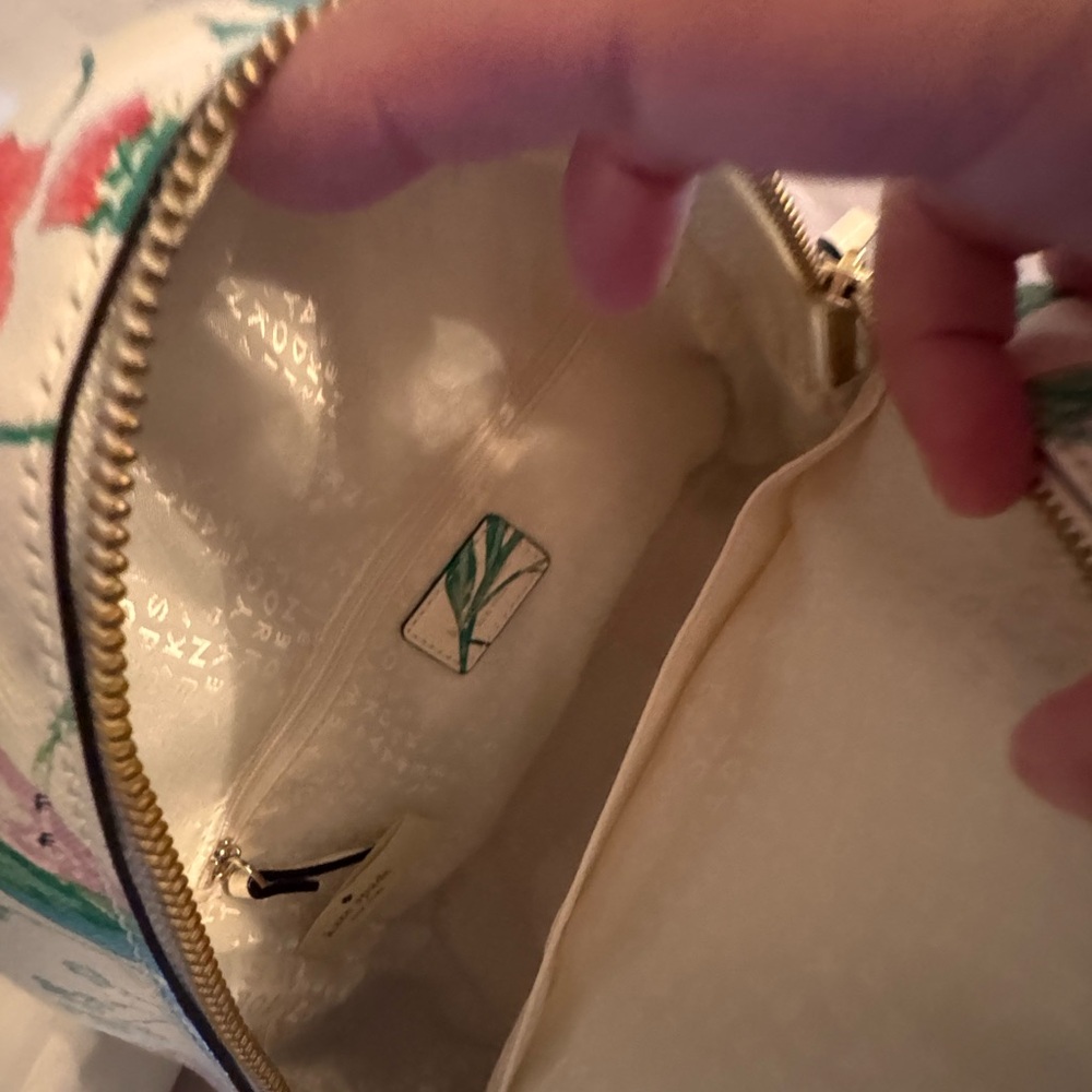 Kate Spade Floral Hummingbird Laurel Way Sammi Backpack - Green, Pink, Red - Picture 5 of 5